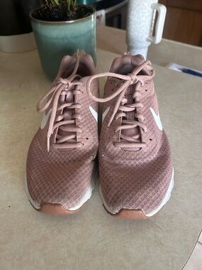 Nike Women's Athletic Sneakers in Dusty Rose and White